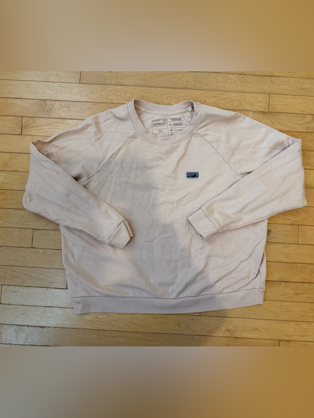 Vintage Patagonia Crewneck Sweatshirt in Light Beige